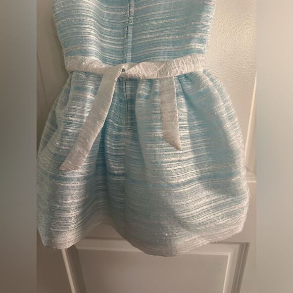 NWOT Wonder Nation Formal Sleeveless Blue Girl Dress Size 4 - Picture 7 of 9